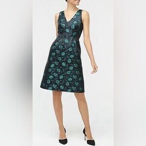 J.Crew Emmitt Poppy Jacquard Cocktail Dress size 6
